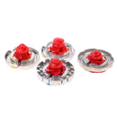 Magicdeal 1 Set of Spinning Top Toy with Stadium Kids Boys Funny Outdoor Battle Game Lovers 4D Metal Fusion Toy Gift