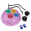Magicdeal Set of Rare 4D Fight Master Spinning Top with Stadium String Launcher Kids Funny Outdoor Toy Gift