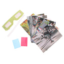11 Pieces DIY Red Blue 3D Glasses Kits Science Experiment Educational Toys