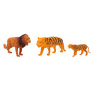 Pack of 100 Plastic Zoo Animal Model Hippo Lion Tiger Tree Model Kid Party Bag Fillers