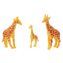 Pack of 100 Plastic Zoo Animal Model Hippo Lion Tiger Tree Model Kid Party Bag Fillers