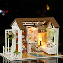 DIY Wooden Handcraft Miniature Dollhouse with Furniture Set Doll Room Decor Parent-child Toy Birthday Gift