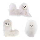 Cute Plush Simulation Animal Lying Dog Model for Home Decoration Kids Toy