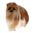 Cute Realistic Plush Simulation Animal Model Lifelike Dog comfortable Handcraftfor Home Decoration Desktop Decor Kids Toy Gift