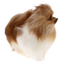 Cute Realistic Plush Simulation Animal Model Lifelike Dog comfortable Handcraftfor Home Decoration Desktop Decor Kids Toy Gift