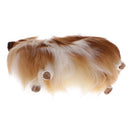 Cute Realistic Plush Simulation Animal Model Lifelike Dog comfortable Handcraftfor Home Decoration Desktop Decor Kids Toy Gift