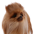 Cute Realistic Plush Simulation Animal Model Lifelike Dog comfortable Handcraftfor Home Decoration Desktop Decor Kids Toy Gift
