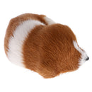 Lifelike Plush Simulation Animal Model Realistic Dog for Home Ornament Desktop Decor Kid Toy Gift Collectibles