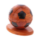 3D Football Wooden Puzzle Intelligence Toy Desk Decor Crafts Gift Kid Adult