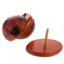 3D Football Wooden Puzzle Intelligence Toy Desk Decor Crafts Gift Kid Adult