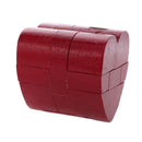 Wooden Intelligence Toy Kong Ming Lock Red Heart Puzzle 3D Brain Teaser Puzzle for Kids Children