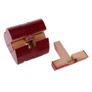 Wooden Intelligence Toy Kong Ming Lock Red Heart Puzzle 3D Brain Teaser Puzzle for Kids Children