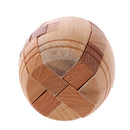 Wooden Intelligence Toy Kong Ming Lock Barrel Puzzle 3D Brain Teaser Puzzle for Kids Children