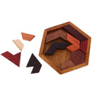 Wooden Intelligence Toy Kong Ming Lock Geometric Shape Puzzle Brain Teaser Puzzle for Kids Children