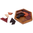 Wooden Intelligence Toy Kong Ming Lock Geometric Shape Puzzle Brain Teaser Puzzle for Kids Children