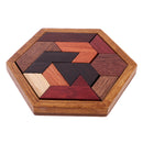 Wooden Intelligence Toy Kong Ming Lock Geometric Shape Puzzle Brain Teaser Puzzle for Kids Children