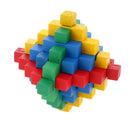 Wooden Intelligence Toy Kong Ming Lock Big Pineapple Puzzle 3D Brain Teaser Puzzle for Kids Children