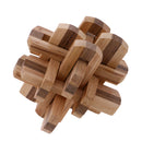 Wooden Intelligence Toy Burr Puzzle Double Color 12 Sticks Puzzle Brain Teaser Puzzle for Children Adult