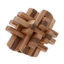 Wooden Intelligence Toy Burr Puzzle Double Color 12 Sticks Puzzle Brain Teaser Puzzle for Children Adult