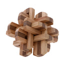 Wooden Intelligence Toy Burr Puzzle Double Color 12 Sticks Puzzle Brain Teaser Puzzle for Children Adult