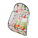 26 x 39 inch Toddler Play Tent Kids Ball Pit Playpen Sea Ball Pool with Basketball Hoop