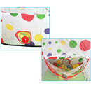 26 x 39 inch Toddler Play Tent Kids Ball Pit Playpen Sea Ball Pool with Basketball Hoop