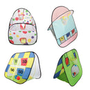 26 x 39 inch Toddler Play Tent Kids Ball Pit Playpen Sea Ball Pool with Basketball Hoop
