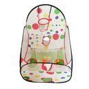 26 x 39 inch Toddler Play Tent Kids Ball Pit Playpen Sea Ball Pool with Basketball Hoop