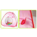 35 inch Portable Folding Tent Kids Children Indoor Outdoor Pop Up Playhouse Tent Toy Random Color