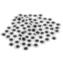 500 Pieces Assorted Size Joggly Eye Wiggly Googly Eyes Non-adhesive for Scrapbooking Kids Craft DIY Making 6-13mm