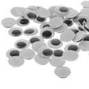 500 Pieces Assorted Size Joggly Eye Wiggly Googly Eyes Non-adhesive for Scrapbooking Kids Craft DIY Making 6-13mm