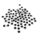 500 Pieces Assorted Size Joggly Eye Wiggly Googly Eyes Non-adhesive for Scrapbooking Kids Craft DIY Making 6-13mm