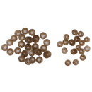 52 Pieces 12-20mm Assorted Size Black Plastic Safety Eyes with Washers for Teddy Bear DIY Making