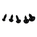 264 Pieces 6-12mm Mixed Color Plastic Safety Eyes with Washers for Bear Doll Soft Animal Toys DIY Making
