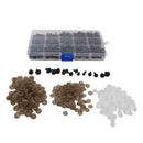 264 Pieces 6-12mm Mixed Color Plastic Safety Eyes with Washers for Bear Doll Soft Animal Toys DIY Making