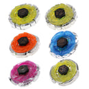 Magicdeal Set of Metal Fusion 4D Spinning Top Kids Children Indoor Outdoor Battle Game Players Lovers Fun Toy Gift Yellow