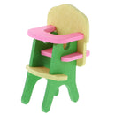 Lot 4 Pieces Wooden Doll House Miniature Furniture Kids Pretend Play Toys