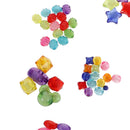 Kids Developmental Colorful Acrylic Beads for DIY Pendant Ring Bracelet Necklace Making Accessories Art Handcrafts Play Fun Toy