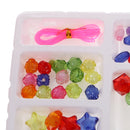 Kids Developmental Colorful Acrylic Beads for DIY Pendant Ring Bracelet Necklace Making Accessories Art Handcrafts Play Fun Toy