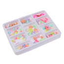 Kids Colorful Acrylic Beads for DIY Pendant Ring Bracelet Necklace Making Accessories Art Handcrafts Play Fun Toy