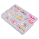 Kids Colorful Acrylic Beads for DIY Pendant Ring Bracelet Necklace Making Accessories Art Handcrafts Play Fun Toy