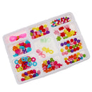 1 Box Cute Colorful Acrylic Beads for DIY Bracelet Necklace Pendant Making Toy Jewelry Making Accessories Art Crafts Developmental Toy Gift