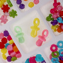 1 Box Cute Colorful Acrylic Beads for DIY Bracelet Necklace Pendant Making Toy Jewelry Making Accessories Art Crafts Developmental Toy Gift