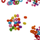 1 Box Cute Colorful Acrylic Beads for DIY Bracelet Necklace Pendant Making Toy Jewelry Making Accessories Art Crafts Developmental Toy Gift