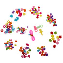 1 Box Cute Colorful Acrylic Beads for DIY Bracelet Necklace Pendant Making Toy Jewelry Making Accessories Art Crafts Developmental Toy Gift
