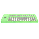 13 Rods Plastic Chinese Beads Abacus Soroban Calculating Tool Number Counting Math Learning Aid Educational Toy Green Frame
