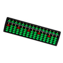 15 Rods Plastic 5 Beads Abacus Soroban Calculating Tool Educational Toy Green