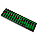 15 Rods Plastic 5 Beads Abacus Soroban Calculating Tool Educational Toy Green
