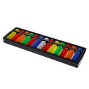 13 Colorful Rods Plastic Beads Column Abacus Arithmetic Toy Soroban Calculating Tool Math Learning Aid Number Counting Educational Toy
