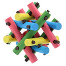 Wooden Intelligence Toy Kong Ming Lock Take out the Red Ball Brain Teaser Educational Toys for Kids Children